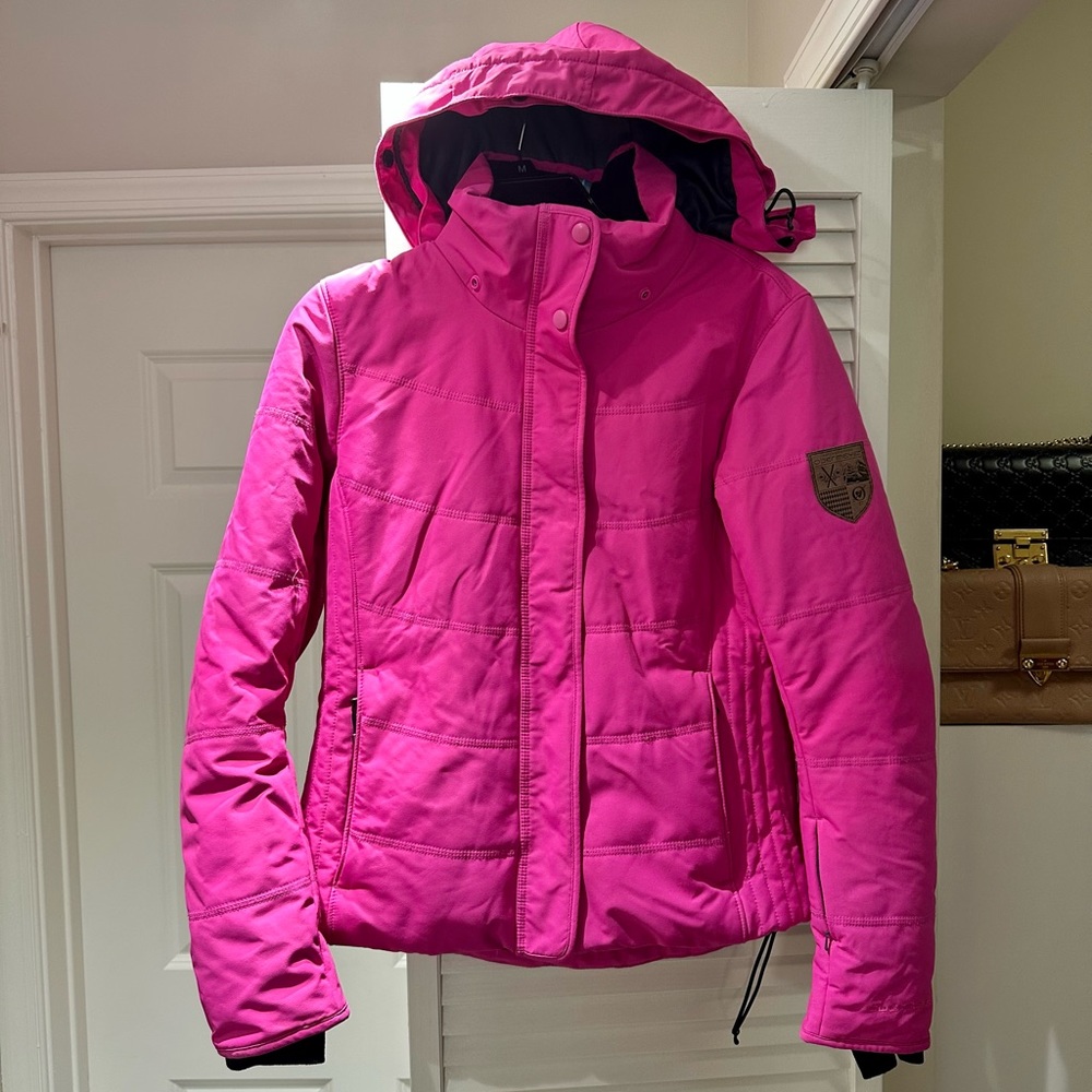 Insulated Obermeyer pink ski jacket size 4, like new!!